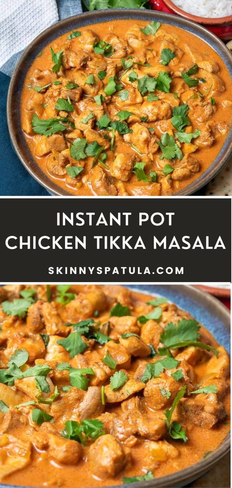 Tika Masala Recipe Instant Pot, Pressure Cooker Chicken Tikka Masala, Indian Chicken Instant Pot, Instapot Chicken Tikka Masala Recipes, Instant Pot Chicken Masala, Whole 30 Tikka Masala, Tiki Masala Recipe Crock Pot, Chicken Tikka Masala Recipes Instant Pot, Instant Pot Paneer Tikka Masala