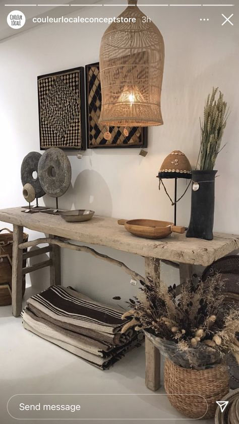 Interior Design Course, Home Interior Ideas, Style Side Table, Modern Home Interior, African Inspired Decor, African Interior, African Home Decor, African Decor, Boho Interior