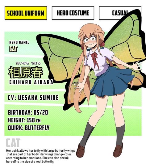 Quirk Idea, My Hero Academia Oc, My Hero Academia Costume, Oc Bnha, Anime Magi, Mha Oc, Largest Butterfly, Hero Costumes, Anime Oc