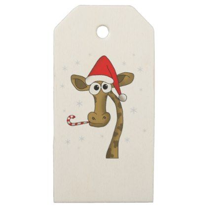 Christmas giraffe wooden gift tags - christmas craft supplies cyo merry xmas santa claus family holidays Giraffe Card, Christmas Giraffe, Christmas Cards Drawing, Giraffe Drawing, Christmas Craft Supplies, Christmas Doodles, Christmas Rock, Christmas Card Art, Holiday Postcard