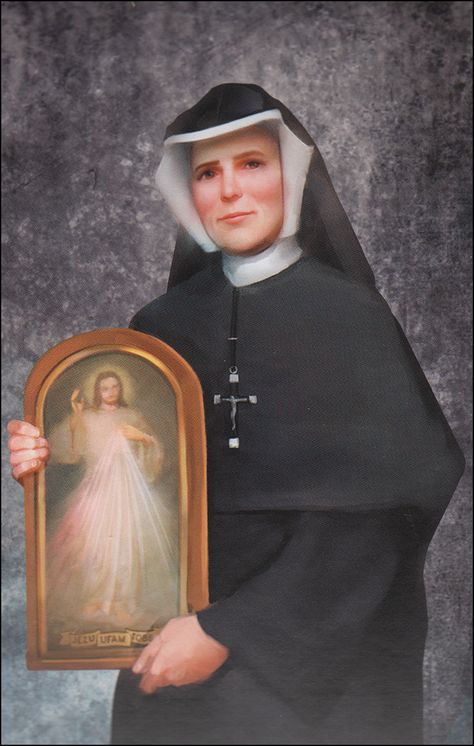 Alive in Christ 1-8: St. Mary Faustina Kowalska, Grade 6, People of Faith Cards St Faustina Kowalska, Faustina Kowalska, Divine Mercy Chaplet, World Youth Day, School Edition, St Faustina, Santi Cattolici, Images Of Mary, Our Lady Of Sorrows