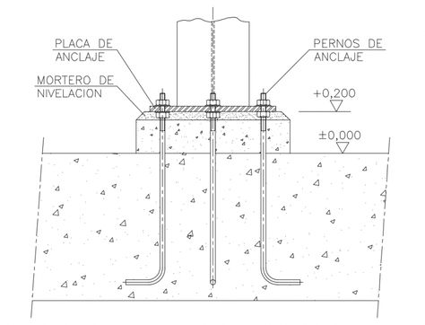 Metalic Structure Detail, Steel Structure Detail, Construction Details Architecture, Metal Building Designs, Metal Columns, Tensile Structures, Concrete Footings, Architecture Concept Diagram, Steel Frame Construction