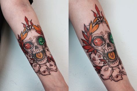 Hades Game Tattoo Design, Hades Game Tattoo Ideas, Hades Video Game Tattoo, Zagreus Tattoo, Calvin Tattoo, Hades Game Tattoo, Tattoo Future, Hades 2, Hades Tattoo