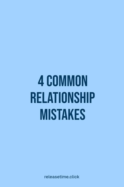 Are your actions unknowingly creating distance in your relationship? Discover the 4 most common mistakes that often push our loved ones away and unravel trust. Learn how to recognize these missteps before they damage your connections. Whether it’s poor communication, neglecting emotions, or conflicting priorities, understanding these pitfalls can pave the way to healthier, more fulfilling relationships. Take charge and strengthen your bond with the right approaches to love and understanding! Poor Communication, Love And Understanding, Relationship Mistakes, The 4, Personal Development, Communication, First Love