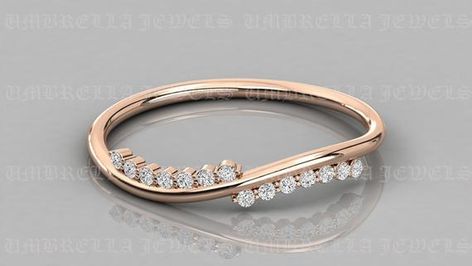 Curved Wedding Ring, Stackable Diamond Bands, Diamond Half Eternity Band, Diamond Rings With Price, Stackable Rings Wedding, Diamond Wedding Jewelry, Wedding Rings Round, Heart Engagement Rings, Bracelets Gold Diamond