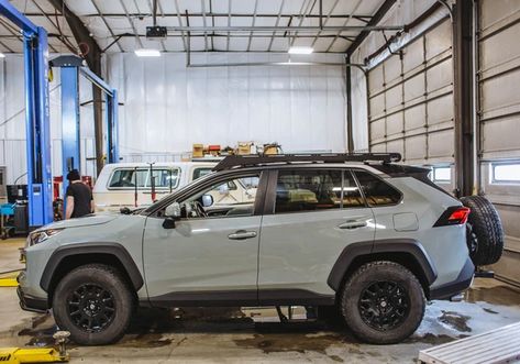 RAV4 Prinsu Design Roof Rack - First Look – teamrav4 Toyota Rav4 Offroad, Rav4 Offroad, Adventure Truck, 2019 Rav4, Rav4 Car, Toyota Rav4 Hybrid, Toyota Suv, Rav4 Hybrid, Truck Tent