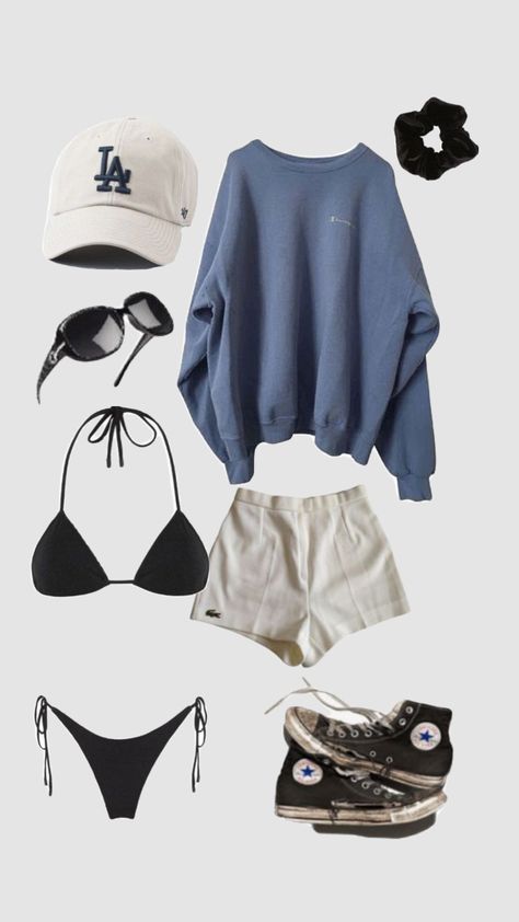 Summer fit Trendy Summer Fits 2023, Clothing Summer, Trendy Outfits For Teens Summer, Summer Outfit Ideas 2023, Cute Summer Beach Shirt, Summer Outfits Obx Style, Simple Trendy Outfits Summer, Swaggy Outfits Summer, Cute Summer Beach T-shirt