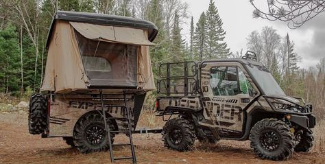 Side by side ATV with a All terrain pop up! Peleton Bike, Vacation Necessities, Delivery Scooter, Tron Bike, Girl Biker, England Vacation, Motorcycle Camping Gear, Dune Buggies, Spiritual Travel