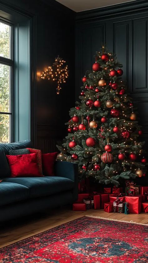 Christmas Tree Decor 2024: Must-Have Trends You’ll Love This Season - Cleve Home Living Dramatic Christmas Tree, 5 Ft Christmas Tree Ideas, Christmas 2024 Trends, Winter Tree Decorations, Diy Tree Decor, Mid Century Modern Christmas, White Fairy Lights, Vintage Inspired Christmas, Decor 2024