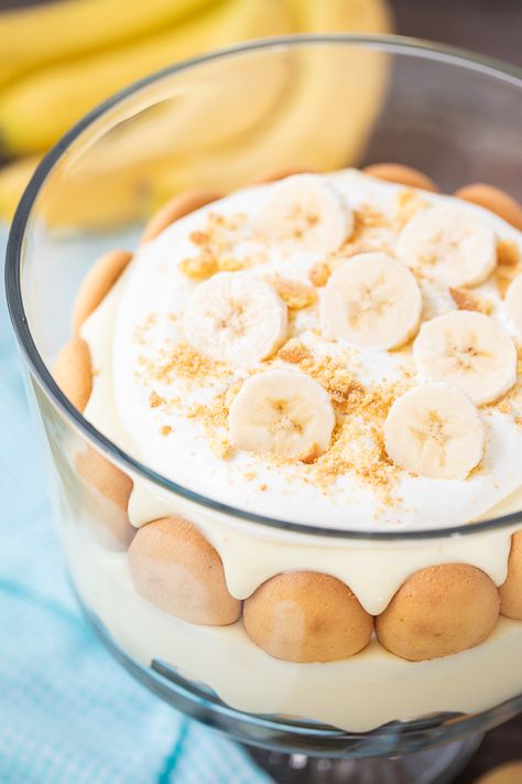 Gluten Free Vanilla Wafers, Gluten Free Banana Pudding, Banana Pudding Trifle, Easy Banana Pudding Recipe, Magnolia Bakery Banana Pudding, Homemade Vanilla Pudding, Easy Banana Pudding, No Bake Banana Pudding, Banana Pudding Recipe