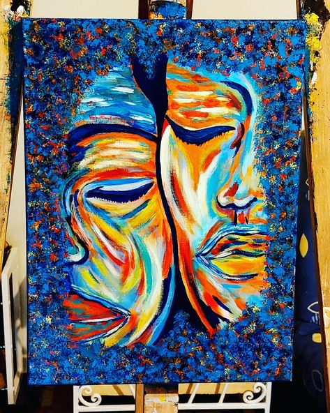 Couple Painting, Cadeau Photo, Art Paint, Design Art, Paint, Canvas, Quick Saves, Art, Design