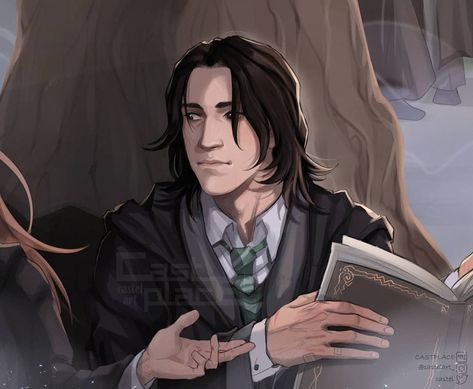 ▼castlplace▼ on Instagram: “Young Severus👀 . . . #harrypotter #hpfanart #hp #slytherin #harrypotterart #marauders #severussnape #hpmovies #gryffindor #digitalart…” Hp Slytherin, Young Severus Snape, Young Snape, Severus Snape Art, Snape Fan Art, Snape And Lily, Severus Snape Fanart, Professor Severus Snape, Alan Rickman Severus Snape