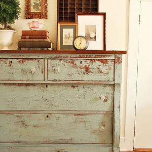 Mustard Seed Interiors - Gettysburg, PA, US Refurbished Dresser, Ashley Davis, Green Cabinet, Printer Tray, Distressed Dresser, Top Inspiration, Shabby Furniture, Green Dresser, Miss Mustard Seed