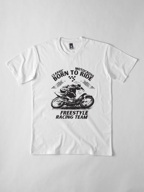 15% OFF🔥 Retro vintage motorcycle illustration in retro style, available for men and women on awesome products #borntoride #motocross #racing #vintagemotorcycle #motorcycle #vintagecar #motorcycle #sale #tshirt #redbubble #followforfollowback #likeforlikes #motorbike #motocrosslife Motorcycle Tshirt Design, Biker Hoodie, Motorcycle T Shirt, Motorcycle Illustration, Motocross Racing, Motorcycle Tshirts, Vintage Motorcycle, Biker Girl, Racing Team