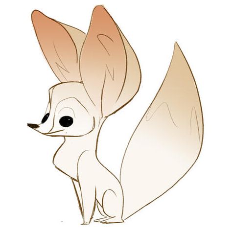 Fennec Fox ✤ Fennec Fox Drawing, Zorro Fennec, Fox Doodle, Fox Character, Fox Drawing, Fennec Fox, Fox Design, Felt Patterns, Fox Art