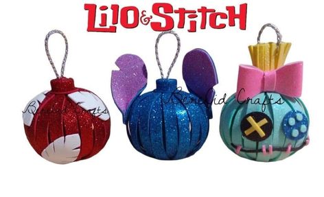 Stitch Disney Christmas Tree, Lilo And Stitch Christmas Tree, Stitch Bday, Stitch Christmas Tree, Disney Christmas Decorations, Christmas Craft Show, Disney Christmas Tree, Stitch Stuff, Disney Christmas Ornaments