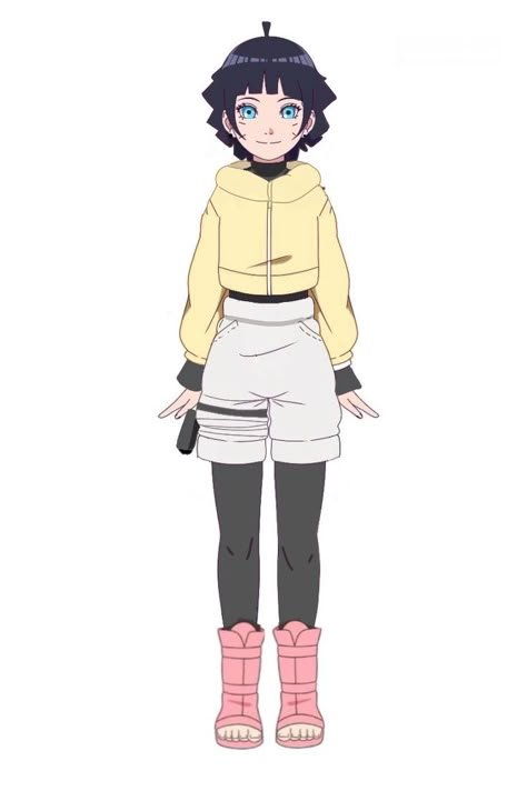 Kunoichi Outfit, Naruto Himawari, Himawari Uzumaki, Arte Ninja, Pokemon Champions, C Anime, Manga Clothes, Naruto Minato, Boruto Characters