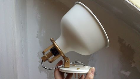 Ikea Clip On Light, Ranarp Ikea, Ikea Ranarp, Ikea Wall Lamp, Ikea Wall, Lampe Diy, Staircase Wall, The Staircase, Diy Ikea Hacks