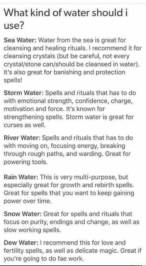 ☽✪☾...Water...☾✪☽ <--- why did I put this under DIY? Because I don't want to make another board .-. Witch Board, Magick Spells, Eclectic Witch, Witchcraft For Beginners, Wicca Witchcraft, Witch Spell, Wiccan Spells, Witchy Things, Spells Witchcraft