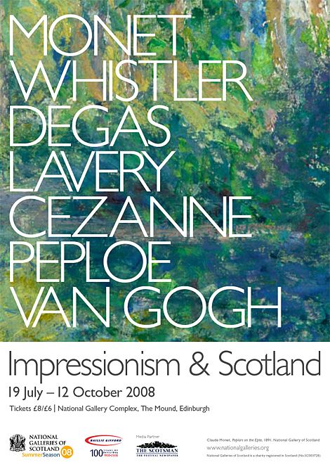 Impressionism Graphic Design, Van Gogh Poster, Exhibition Posters, Out Of The Dark, Art Exhibition Posters, Museum Poster, Art Exhibitions, Arts District, National Gallery