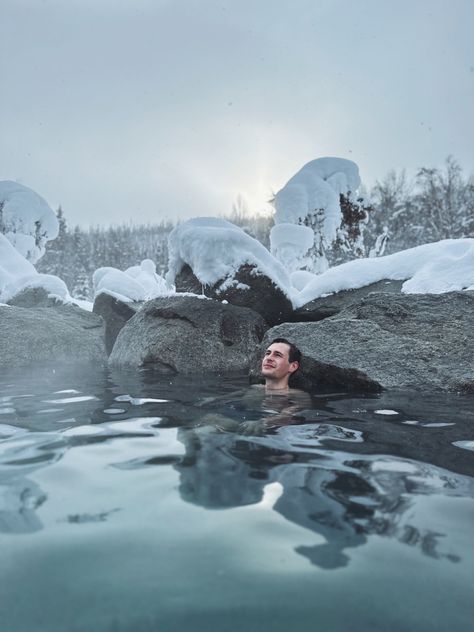 Video sharing places, tours, activities, and things to do in Fairbanks, Alaska during the wintertime Chena Hot Springs, Alaska Winter, Frozen Hair, Adventure Ideas, Fairbanks Alaska, Alaska Usa, Winter Getaway, Blue Lagoon, Family Adventure