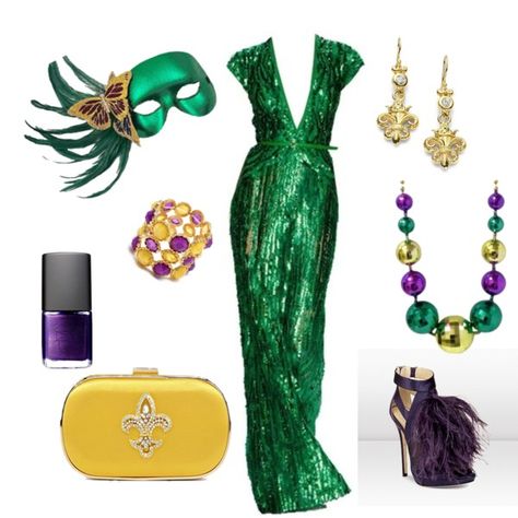 "Mardi Gras Ball" by irishqt1969 on Polyvore Mardi Gras Gala Outfit, Mardi Gras Party Outfit Dresses, Mardi Gras Cocktail Dress, Casino Night Dress Ideas, Mardi Gras Gowns, Mardi Gras Ball Gown, Mardi Gras Ball Dress, Mardi Gras Dresses Ball Gowns, Zulu Ball Gowns New Orleans