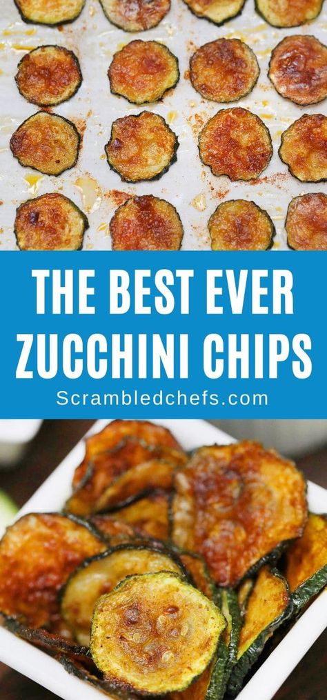 Easy Zucchini Snacks, Zucchini Chips In Oven, Raw Zucchini Snack, Crispy Baked Vegetables, Vegetables To Snack On, Keto Zucchini Chips Baked, How To Make Zucchini Chips, How To Process Zucchini, Vegetable Snacks On The Go