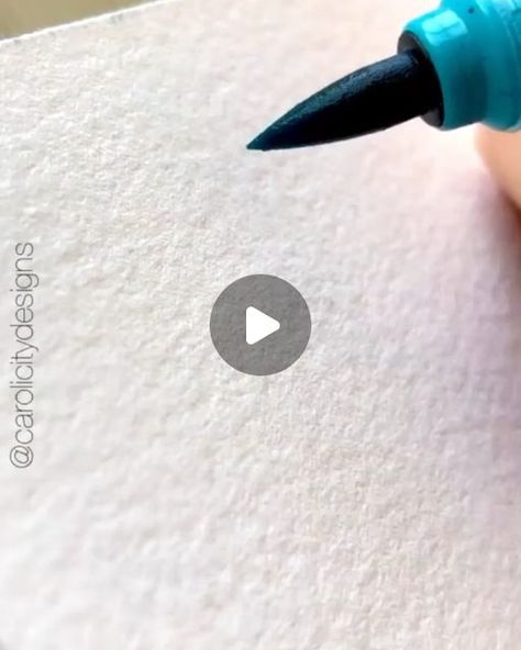 Colored Ink Drawings, Watercolor Cards For Beginners, Felt Tip Pens Drawing Ideas, Learn To Paint Watercolor, Watercolour Tutorials Landscapes, Watercolor Pens Tutorial, Watercolor And Pencil Art, Watercolor Doodle Ideas, Watercolour Pens Art