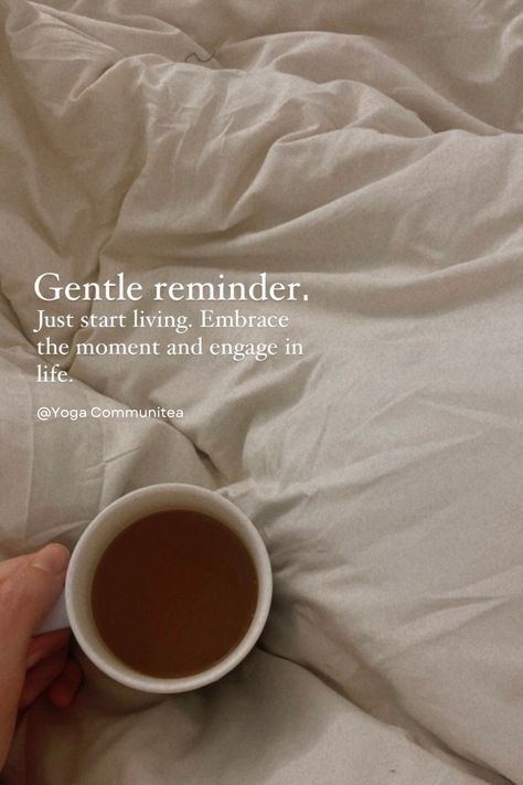 A gentle reminder from a Mindful Movement and Meditation Teacher to take a moment to be present, to enjoy the moment, and to live life to the fullest. Find the zest you've been craving by focusing on the good things in your life, by spending time with loved ones, and by doing things that make you happy. Find The Good In Everyday, Living In The Present Moment, Be In The Moment Quotes, Living Life To The Fullest Aesthetic, Spending Time With Loved Ones, Meditation Teacher, Be Present Quotes, Manifesting Vision Board, Mindful Movement