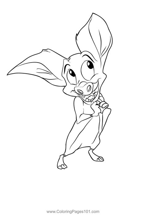 Bartok Coloring Page Disney Characters Tattoos, Disney Character Sketches, Whimsical Tattoos, Batman Cartoon, Disney Sleeve, Cool Tattoo Drawings, Doodle Paint, Disney Silhouettes, Tattoo Outline Drawing