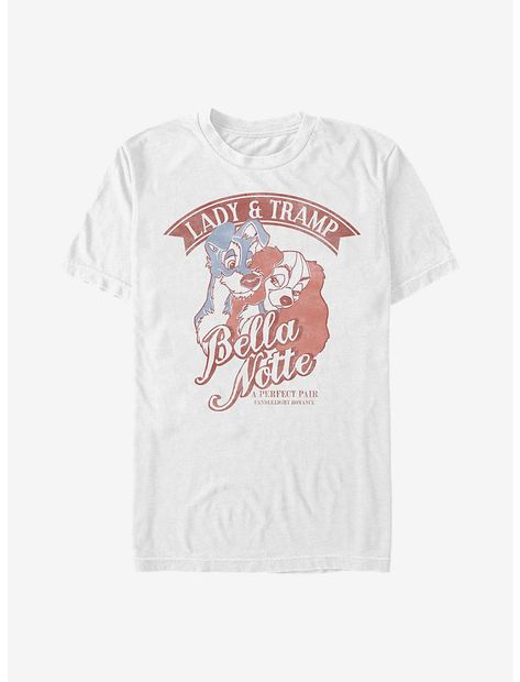 Disney Lady And The Tramp Perfect Pair T-Shirt Disney Lady And The Tramp, Glad Rags, Disney Men, T Shirt Image, Lady And The Tramp, Disney Tshirts, Disney Ladies, Disney Outfits, Guys And Girls