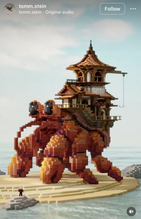 Spider Farm Minecraft, Minecraft Snail House, Minecraft Building Ideas Underground, Minecraft Savannah Build, Grunge Minecraft Skin, Minecraft Sculptures, Minecraft Terraforming, Minecraft Island, Minecraft Cabin