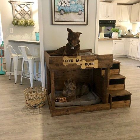 (paid link) Explore board "Dog bed". See more ideas about dog bed, pet beds, diy dog stuff. Dog Bunk Beds, Dog Pond, Katt Diy, Dog Bed Frame, Dogs Bed, Pallet Dog Beds, Dog Bedroom, Bunk Bed Frame, Custom Dog Beds