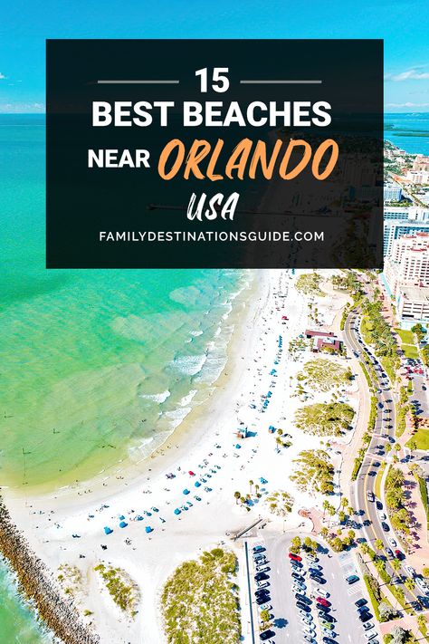 Want to see the top beaches close to Orlando? Want ideas for a Orlando beach vacation that’s fun and safe? We’re FamilyDestinationsGuide, and we’re here to help: Discover the best beaches NEAR Orlando, FL - so you get memories that last a lifetime! #orlando #orlandobeachvacation #orlandobeaches #nearorlando #orlandovacation Orlando Florida Beaches, Beaches Near Orlando, Universal Studios Orlando Trip, Orlando Activities, Orlando Florida Vacation, Florida Vacation Spots, Best Beach In Florida, Best Family Beaches, Orlando Usa