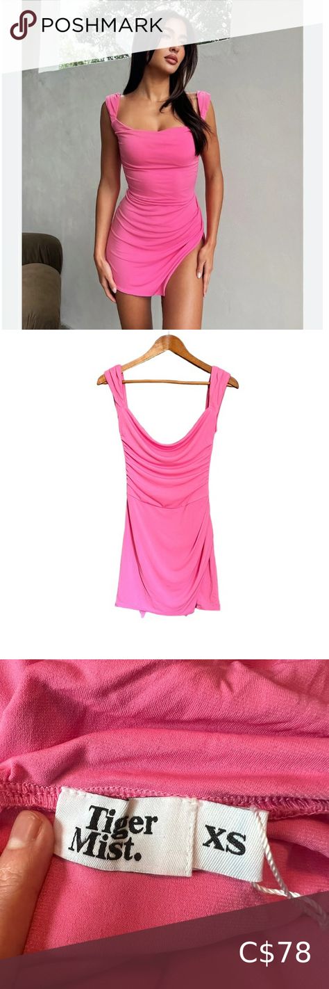 NWT! Tiger Mist Joslin pink mini dress. Size xs Mini Pink Dress, Pink Mini Dress, Mini Pink, Tiger Mist, Dress Measurements, Pink Mini, Pink Mini Dresses, Pink Dress, Mist