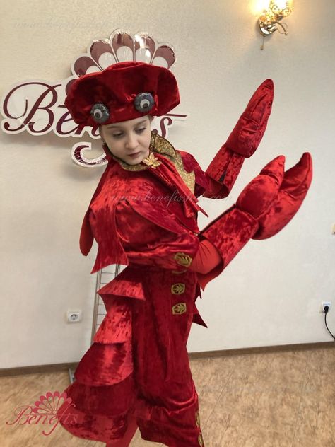 Ballet costume Sebastian Crab Sebastian Crab Costume, Bibble Costume, Sebastian Costume, Sebastian Crab, Gym Costume, Crab Costume, Mermaid Costumes, Ballet Doll, Ballroom Costumes