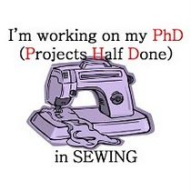 PhD ...ha! Sewing Quotes Funny, Quilting Humor, Sewing Humor, Sewing Quotes, Quilting Quotes, Knitting Quotes, Sew Ins, Trendy Sewing, Craft Quotes