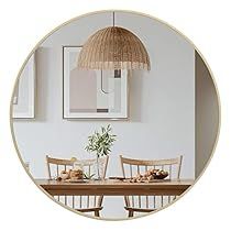 Gold Circle Mirror, Mirror For Bathroom Vanity, Circle Wall Mirror, Round Gold Mirror, Vanity Bedroom, Mirror For Bathroom, Circular Mirror, Living Room Entryway, Rectangle Mirror