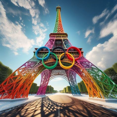 France 2024 Paris Olympics 2024 Wallpaper, Olympics Aesthetic, Romantic Vacations Couples, Paris Olympics 2024, Olympic Theme, 2024 Summer Olympics, City Of Paris, Olympics 2024, Romantic Ambiance