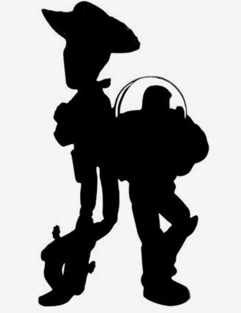 Toy Story Silhouette, Toy Story Pictures, Couples Disney Shirts, Cute Disney Shirts, Disney Couple Shirts, Disney Tanks, Clothes Pin Wreath, Woody And Buzz, Animal Print Shirts