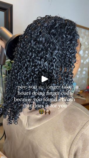 591K views · 100K reactions | This brush is really a game changer. The way it separates while clumping 🤯 No more finger coiling. 
✨The link to shop Bouncecurl is in my bio and you can save on products with code MONEYB 

#definebrush #fingercoils #curlyhairhacks #bouncecurlpr #bouncecurlaffiliate | Monique | Megan Thee Stallion · Mamushi (feat. Yuki Chiba) Finger Coiling, Yuki Chiba, Bounce Curl, Finger Coils, Thee Stallion, Megan Thee Stallion, Natural Hair Inspiration, Curly Hair Tips, Chiba