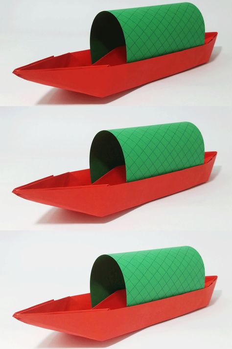 Paper Folding Crafts For Kids, Book Folding Patterns Free Templates, Paper Boat Origami, Boat Origami, Boat Paper, Easy Origami Tutorial, Make A Paper Boat, Book Folding Patterns Free, Easy Boat