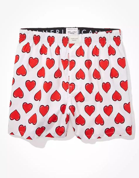 Cotton Boxer Shorts, Boyfriend Hoodie, Swiftly Tech Short Sleeve, White Boxers, Fair Outfits, Casual Day Outfits, Rainy Day Outfit, Mens Outfitters, Heart Print