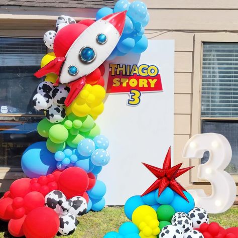 Faster shipping. Better service Two Infinity And Beyond Balloon Garland, Two Infinity And Beyond Backdrop, Toy Story Balloons, Toy Story Balloon Arch, Toy Story Balloon Garland, Toy Story Backdrop, Toy Story Themed Birthday Party, Two Infinity And Beyond Birthday, Rocket Balloon