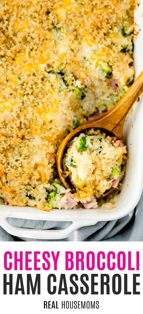 Broccoli Ham Casserole, Leftover Ham Recipes Casseroles, Ham And Rice Casserole, Leftover Ham Casserole, Ham Dinner Recipes, Ham And Cheese Casserole, Ham Casserole Recipes, Cheesy Ham, Broccoli Cheese Casserole