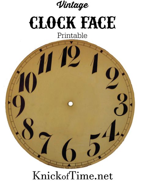 clock face printable Clock Face Printable, Face Printable, Old Clock, Clock Faces, Face Template, Portrait Vintage, Diy Clock, Printable Image, Clock Face