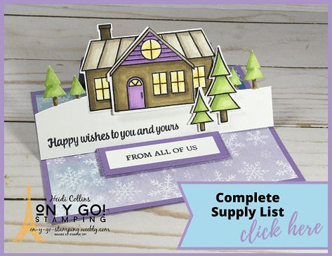 Papercraft Christmas Cards, Card Making Ideas Easy, New Home Cards, Christmas Card Set, Christmas Card Crafts, Easel Cards, Stampin Up Christmas, Christmas Cards To Make, Christmas Card Design