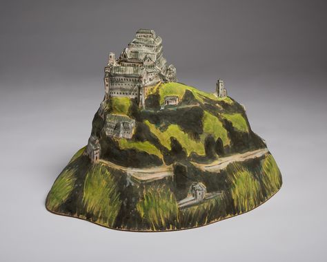 Ceramic Landscape Sculpture, Clay Landscape Sculpture, Ceramic Diorama, Akio Takamori, Ceramic Landscape, Ceramic Art Design, Landscape Sculpture, Landscape Installation, Kansas City Art Institute