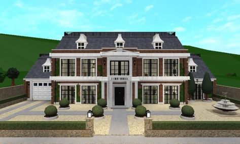 I will speedbuild you a bloxburg house, mansion from yt, custom build you any bloxburg Bloxburg Modern Farmhouse, Bloxburg House Builds, Text Ideas, Roblox Bloxburg House Ideas, Two Story House Design, House Plans With Pictures, House Decorating Ideas Apartments, House Plans Mansion, Bloxburg Modern