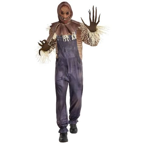 Mens Horror Costume, Mens Scarecrow Costume, Scary Scarecrow Costume, Hay Ride, Scary Scarecrow, Evil Laugh, Party City Costumes, Scarecrow Costume, Halloween Couple